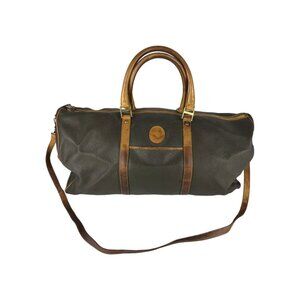 La Laurent Unisex Adult Olive Brown Detachable Strap Double Handle Duffle Bag‎